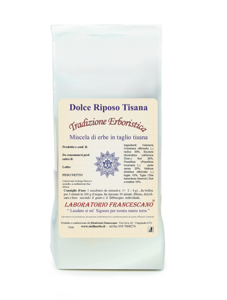 Dolce riposo Tisana alla Valeriana - 70 gr